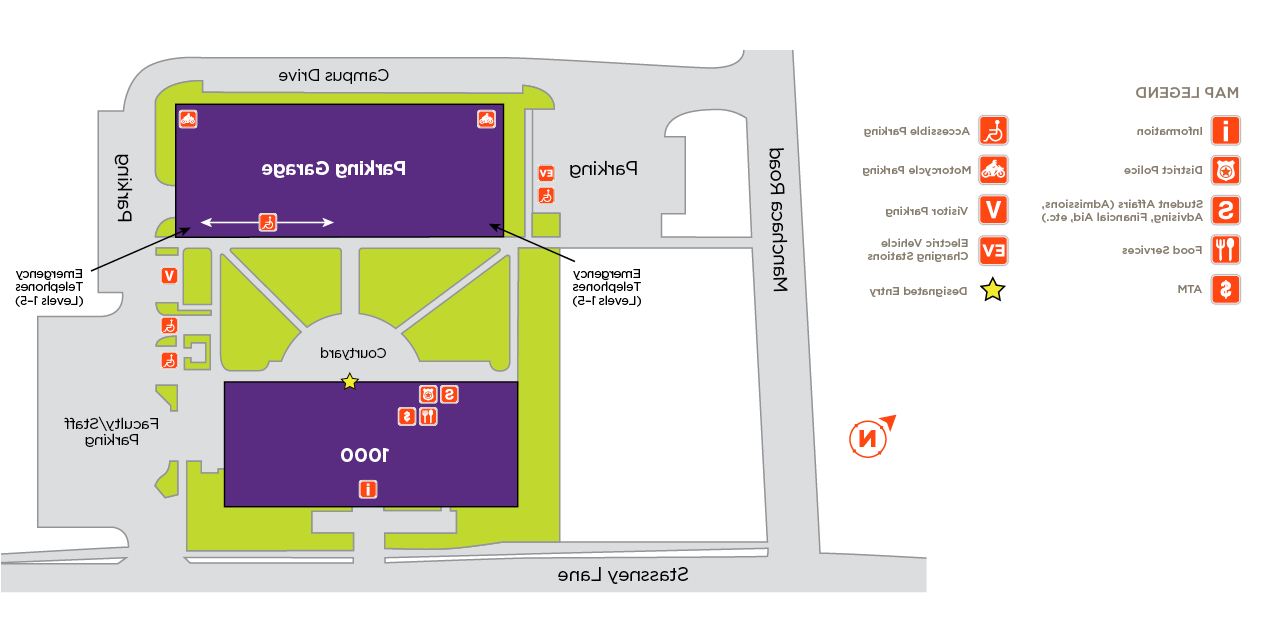 An interactive map of ACC South Austin campus.